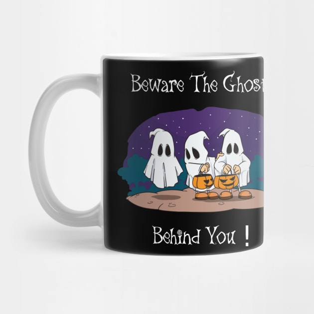 Trick Or Treating Halloween Ghosts by Design Seventytwo